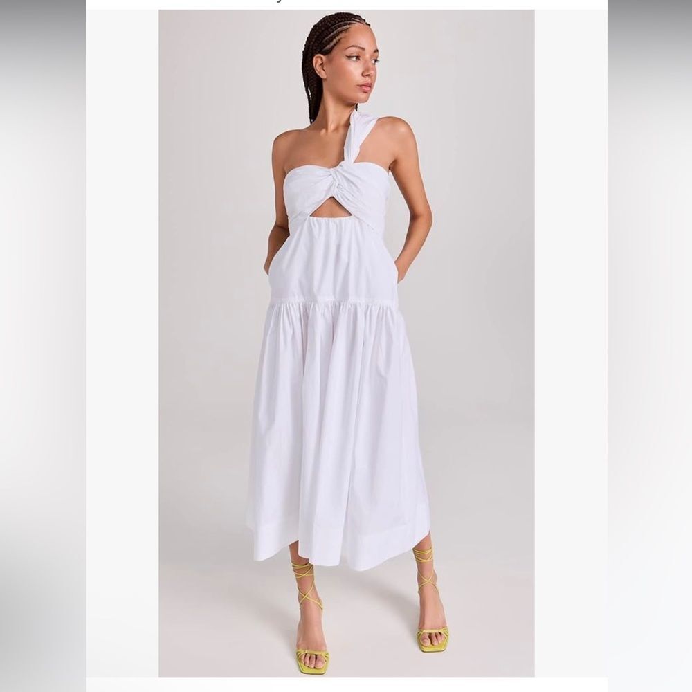 - ALC Aubrey Twisted Drop-waist Midi Dress